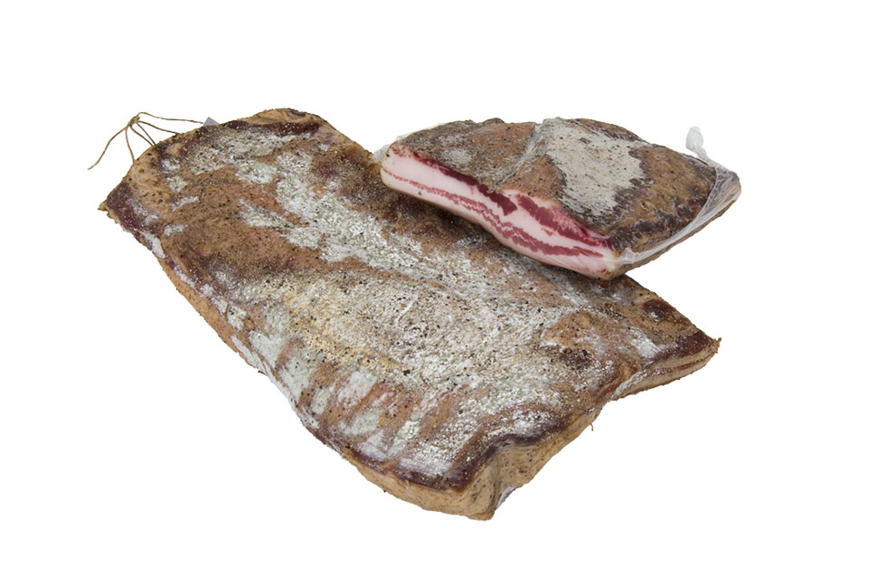 Pancetta pepata